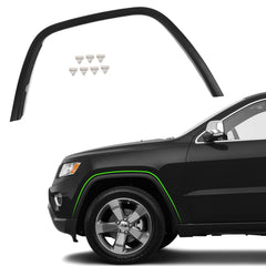 JOLONG front-left fender flare front view showing shape and OE-style fit