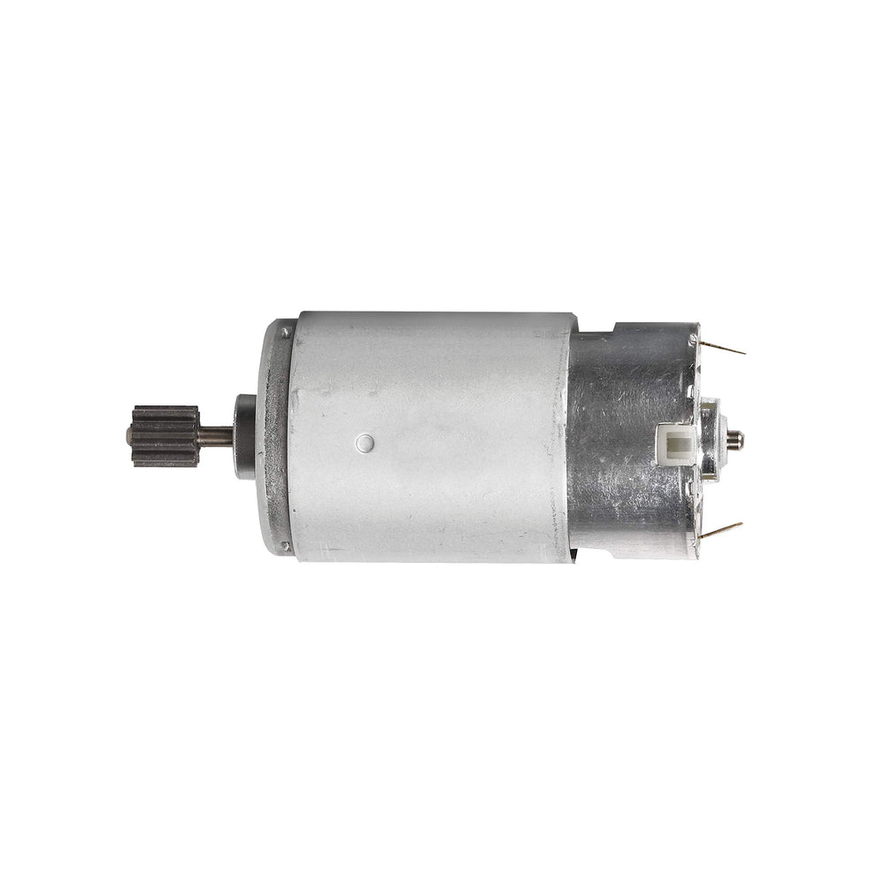 JONATURE front view of 12V gearbox motor showing mounting and robust casing benefit