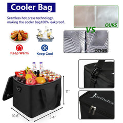 Jorindes dividers and mesh pockets detail for organized small-item storage