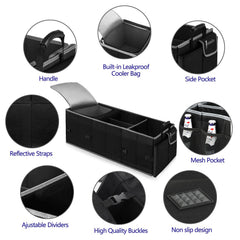 Jorindes side pockets and mesh organizers holding small items for quick access