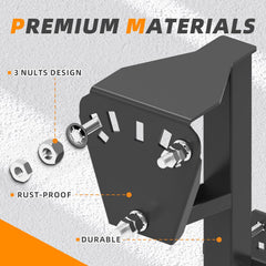 Joroamp welded galvanized steel detail demonstrating corrosion resistance