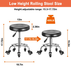 JOSTZHXIN side profile showing adjustable height for task-specific use