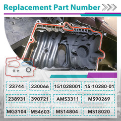 Joworthy gasket installed on Chevy intake plenum demonstrating proper fit and restored seal