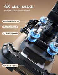 JOYROOM close-up of pneumatic dampener demonstrating vibration reduction