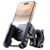 JOYROOM front view of handlebar mount showing secure grip and build quality benefit