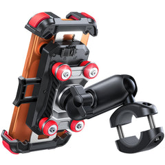 JOYROOM front view mounted on handlebar showing secure hold and clear screen visibility