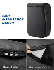 JOYTUTUS close top detail of PU leather texture and padded surface for comfort