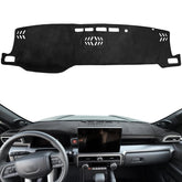 JOYTUTUS dash cover front view showing perfect fit and low-glare surface