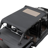 JOYTUTUS front overview top on Wrangler JK showing coverage and fit benefits