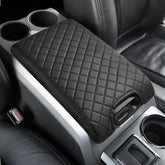 JOYTUTUS front view of center console cover showing fit and finish for protection