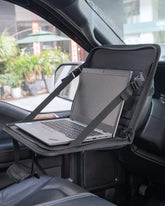 joytutus front tray showing stable surface and compact design, protects steering wheel