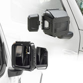 JOYTUTUS front view of towing mirror extension showing robust design and easy install benefit