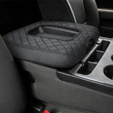 JOYTUTUS front view cover installed on Silverado console, improves appearance