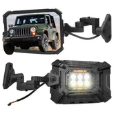 JOYTUTUS front view installed on a Wrangler showing improved visibility