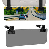 JOYTUTUS front view installed on car visor shows broad glare protection