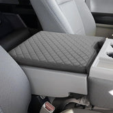 JOYTUTUS front view on F150 jump-seat console protecting lid
