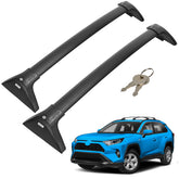 JOYTUTUS front view mounted on RAV4 showing sturdy fit and streamlined look