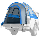 JOYTUTUS front view tent installed on pickup bed showing shelter and protection