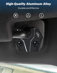 JOYTUTUS installed on Ram 1500 visor showing secure fit and stability