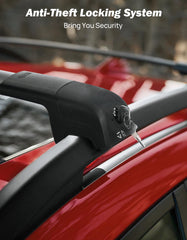 JOYTUTUS lock core and keys detail showing theft-deterrent locks for peace of mind