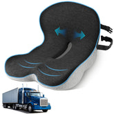 jpinlr front view of cushion showing L-shaped support and comfort