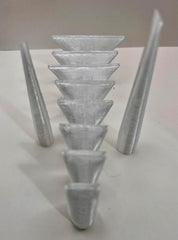 JPX RV tip installed on standard caulk tube showing easy push-and-twist fit