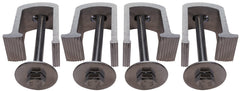 JQuad zinc-plated bolts and nyloc nuts layout showing durable hardware