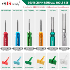 JRready close-up of crimp tool jaws and ratchet delivering consistent crimps