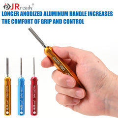 JRready DRK-RT1B pick detail showing hook and screwdriver ends for versatility