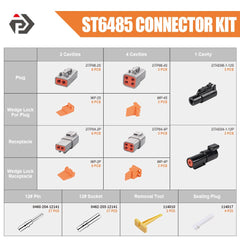 JRready DTHD 1‑pin inline connector with integrated latch and waterproof seal