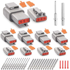 JRready front packaging showing complete 3-pin DTM kit and benefits