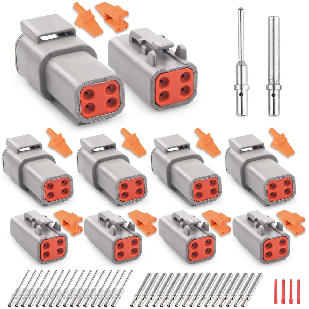 JRready front packaging showing 4-pin DTM kit and included components for easy identification