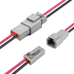 JRready DTP front view showing connector pair and secure fit benefit