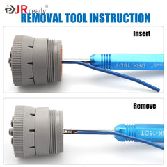 JRready anodized handle texture detail offering improved grip and control