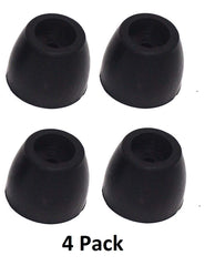 JSP close-up of single rubber cone bumper highlighting durable texture