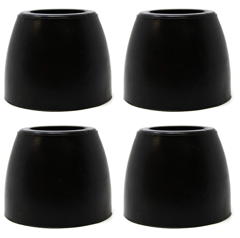 JSP front view of four rubber cone bumpers showing protective design
