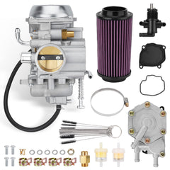JURPLIX carburetor front view showing port layout and fitment benefits