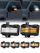 JURPLIX front view of mirror marker light showing clear lens and clean fitment benefit