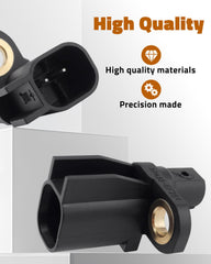 JUWEVAZU sensor installed on wheel hub ensuring accurate wheel speed data
