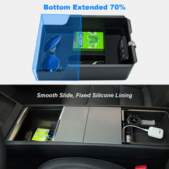 JVMA top open view displaying multiple compartments for quick access