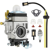 Jwodo carburetor front view showing mounting pattern and intake benefit