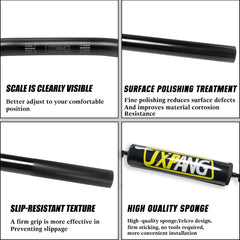 JXPANG crossbar with foam pad included for impact damping and comfort