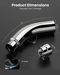 JY PERFORMANCE chrome finish detail highlighting corrosion resistance and shine