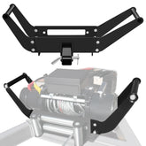 JY PERFORMANCE front view of cradle winch mount plate showing robust design and fit