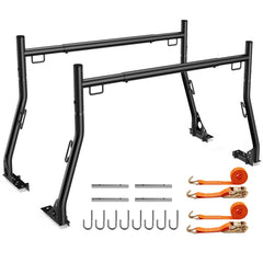 JY PERFORMANCE front view rack mounted on truck showing stable load support