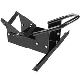 JY PERFORMANCE front view of wheel chock showing sturdy cradle and stability