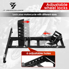 JY PERFORMANCE side profile highlighting sturdy base and upright support benefits