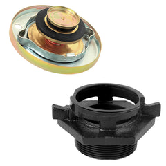JYINCPED threaded 2" neck installed in tank bung for straightforward fitment
