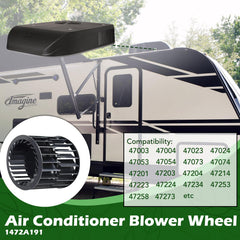 JYINCPED close-up of blower blades highlighting durable material and smooth airflow