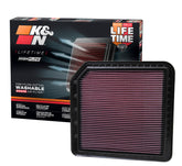K&N front packaging 33-2456 showing model and ready-to-install benefit